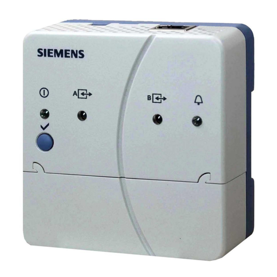 Siemens OZW672 Serie Instrucciones De Montaje