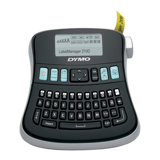 Dymo LabelManager 210D Manual Del Usuario