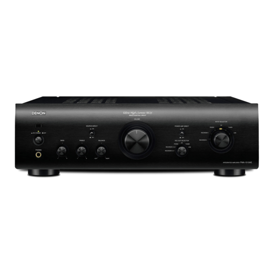 Denon PMA-1510AE Manual Del Usuario