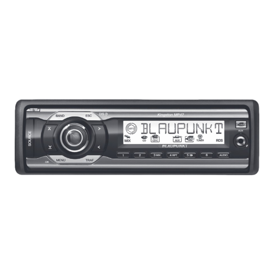 Blaupunkt Kingston MP47 Instrucciones De Manejo