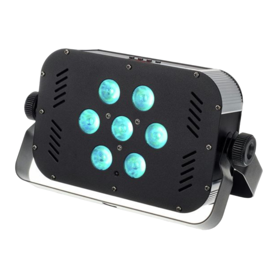 thomann Stairville LED Flood TRI Panel 7x3W RGB Manual De Instrucciones