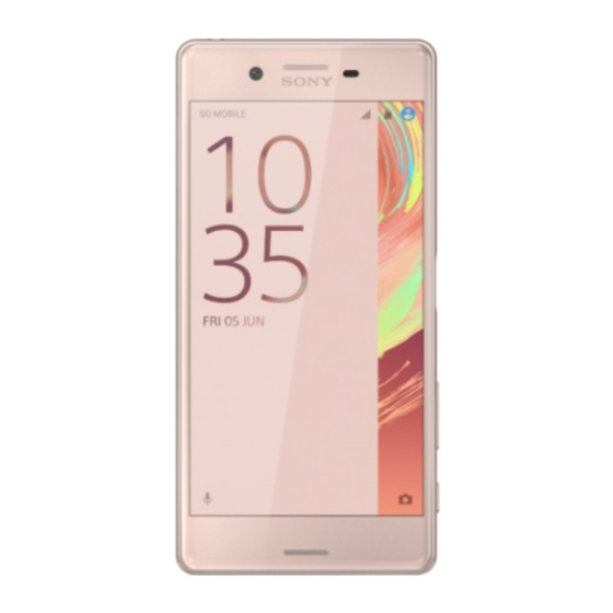 Sony Xperia X F5122 Manuales