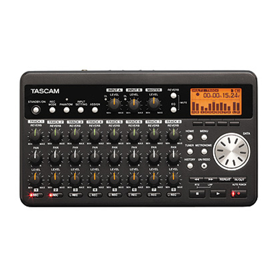 Tascam DP-008 Manual De Instrucciones