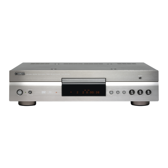 Yamaha DVD-S2700 Manual De Instrucciones