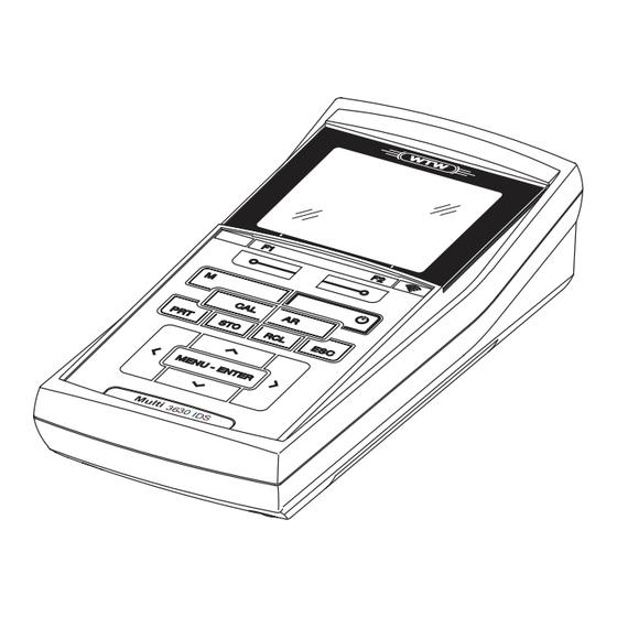 Xylem WTW Multi 3630 IDS Instrucciones De Operación
