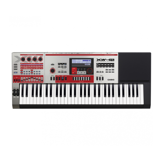 Casio XW-G1 Guia Del Usuario