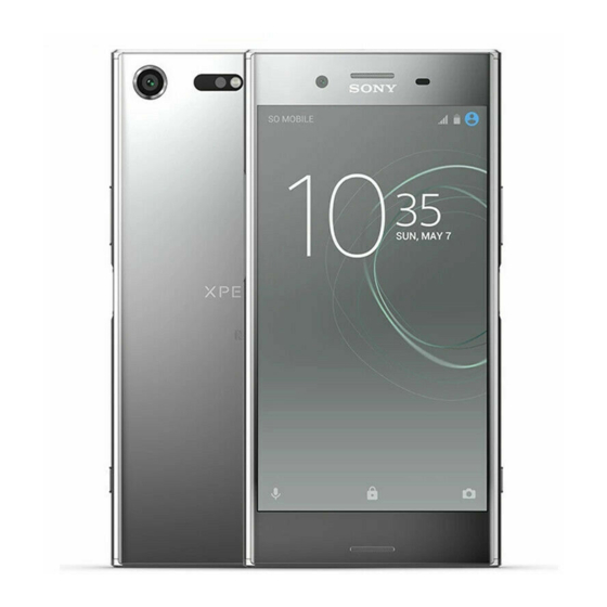 Sony Xperia XZ Premium Guia Del Usuario
