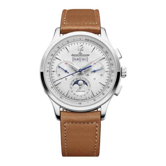 Jaeger-leCoultre MASTER CONTROL CHRONOGRAPH CALENDAR Manual De Instrucciones
