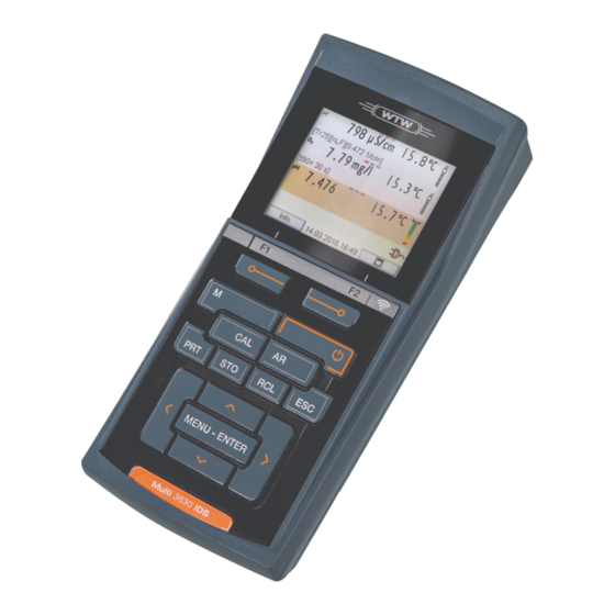 Xylem WTW Multi 3630 IDS Guia De Inicio Rapido