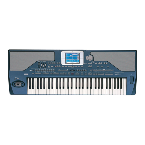 Korg PA800 Manual Del Usario