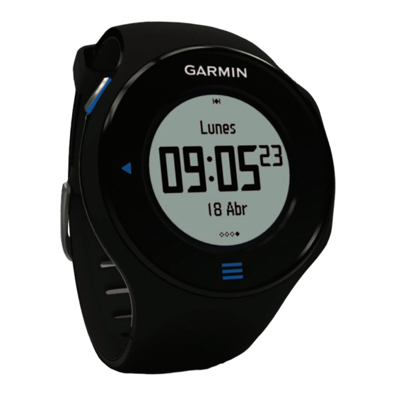 Garmin FORERUNNER 610 Guia De Incio Rapido