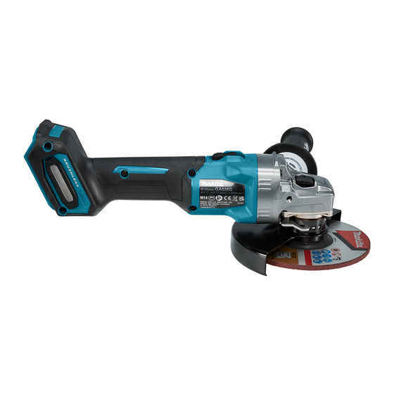 Makita GA035G Manual De Instrucciones