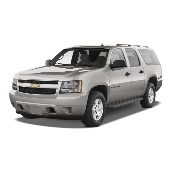 Chevrolet Suburban 2014 Manuales