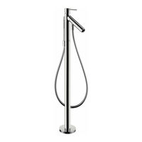 Hansgrohe AXOR Starck 10455000 Instrucciones De Montaje