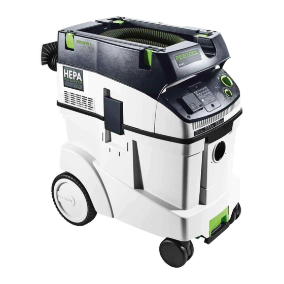 Festool CT 26 E HEPA Manual De Instrucciones Original
