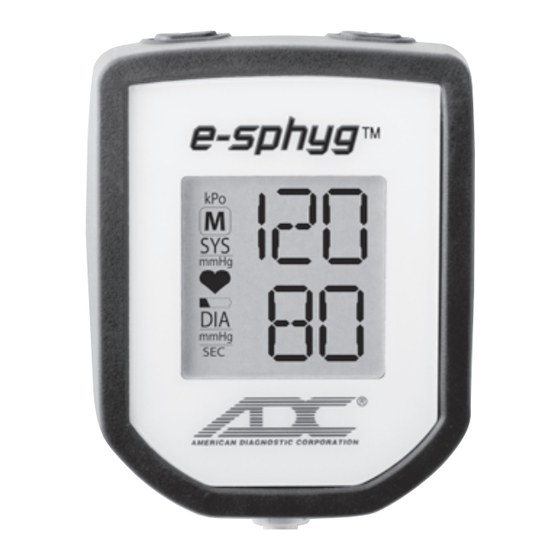 ADC e-sphyg 7002 Manual De Usuario