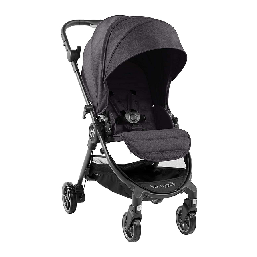 Baby Jogger city tour LUX Manuales