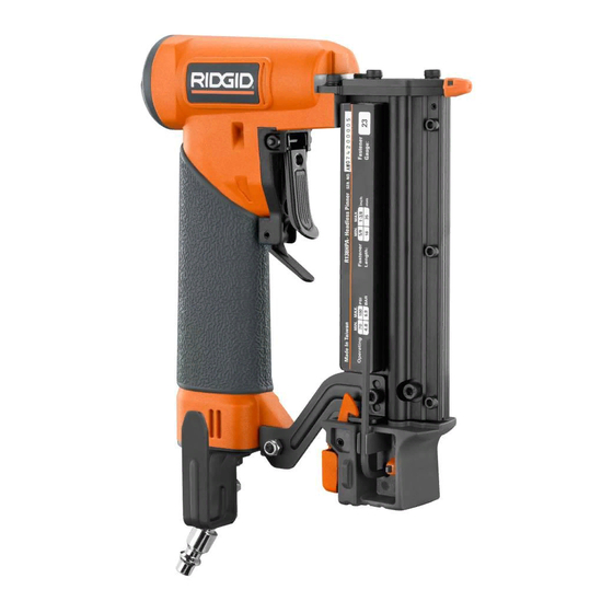 RIDGID R138HPA Manual Del Operador