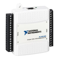 National Instruments USB-6008 Guía De Seguridad Y Uso