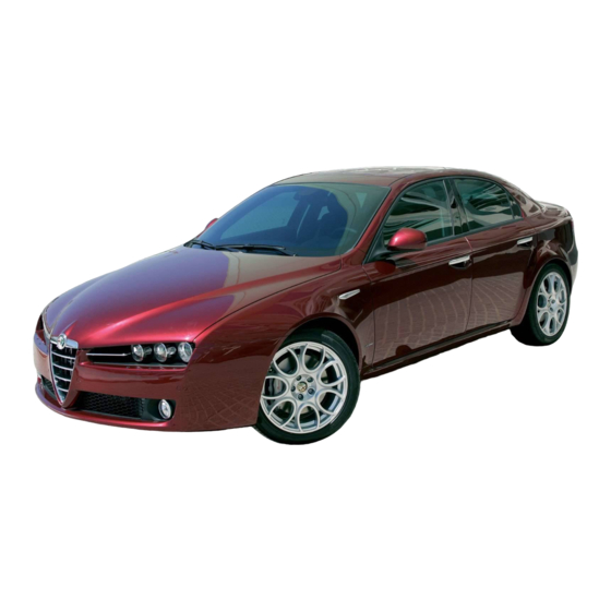 Alfa Romeo 159 Manuales