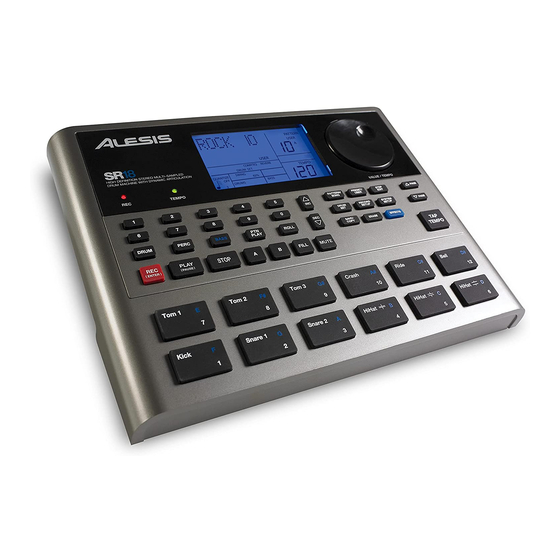 Alesis SR18 Manuales