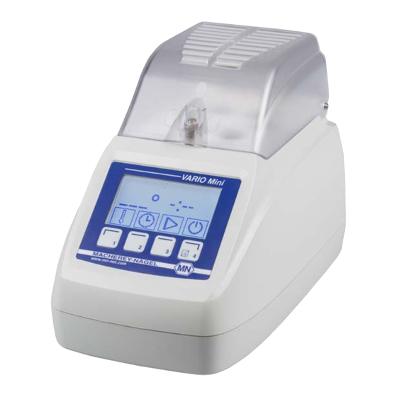 MACHEREY-NAGEL NANOCOLOR VARIO Mini Manual De Instrucciones