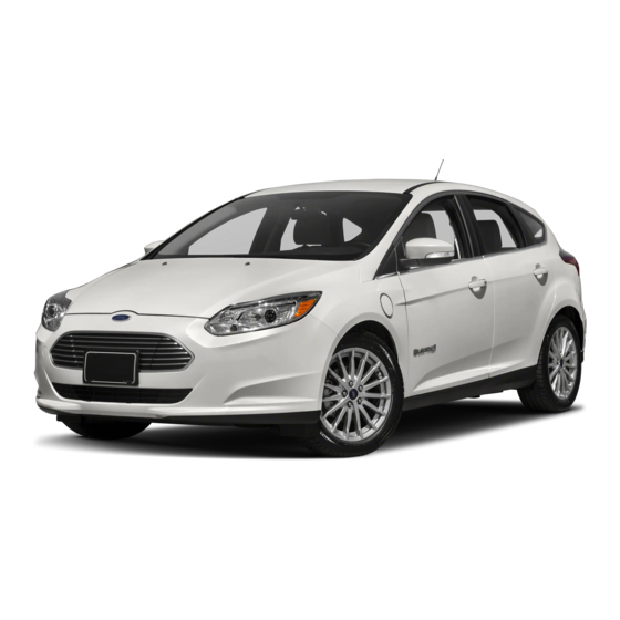 Ford FOCUS ELECTRIC 2015 Manual Del Conductor