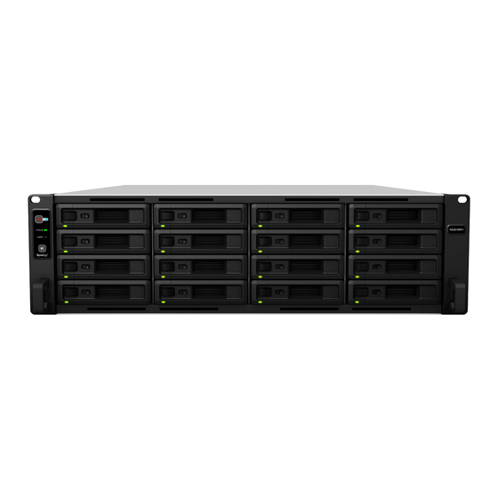 Synology RackStation RS2818RP+ Guía De Instalación Del Hardware
