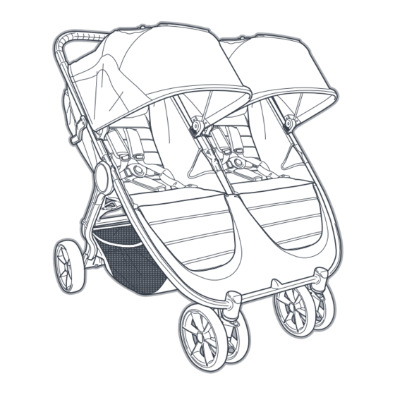 Baby Jogger city mini 2 double Instrucciones De Montaje