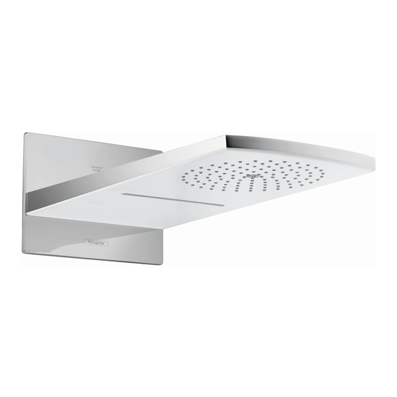 Hansgrohe Raindance Rainfall 28433 Serie Manuales