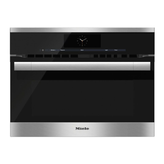 Miele H6700BM Instrucciones De Instalación Y Funcionamiento