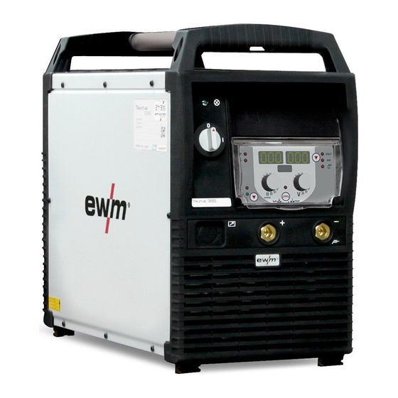 EWM Taurus 355 Basic TDM Manual De Instrucciones