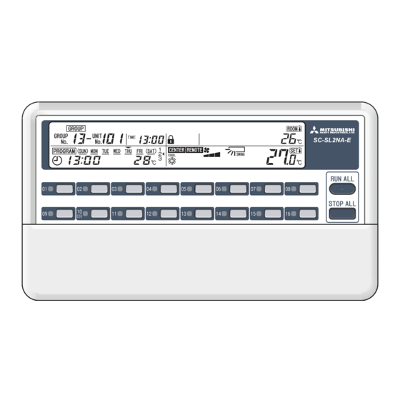 Mitsubishi SC-SL2NA-E Manuales