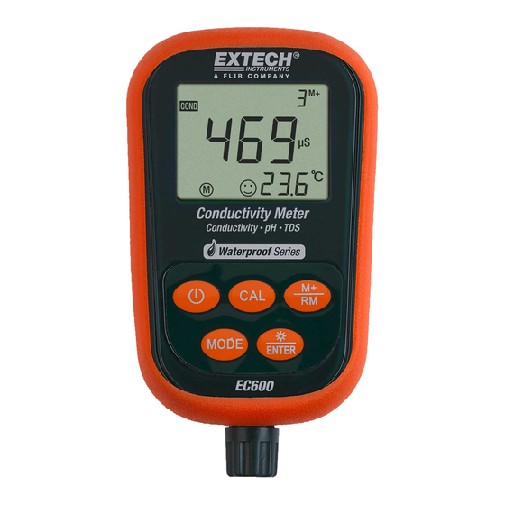 Extech Instruments EC600 Manuales