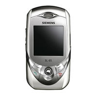 Siemens SL65 Manual Del Usuario