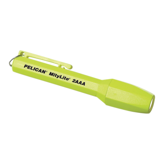 Pelican MityLite 1900 Instrucciones De Operación
