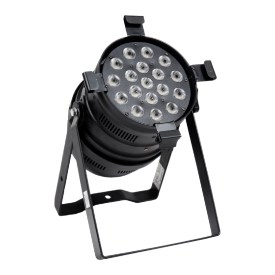 thomann Stairville PAR64 CX-3 RGBW Manual De Instrucciones