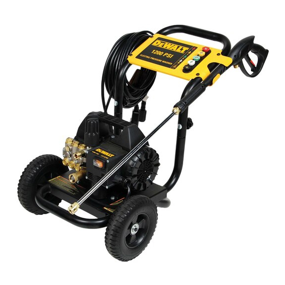 DeWalt DXPW1200E Manual De Instrucciones
