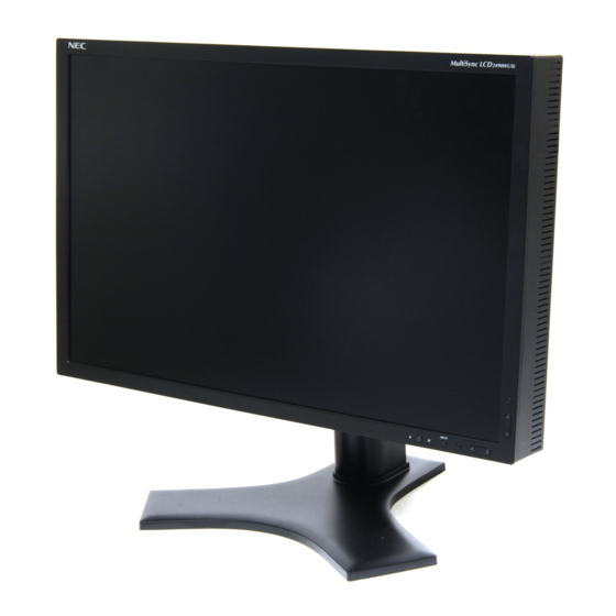 NEC MultiSync LCD2490WUXi Manual Del Usuario