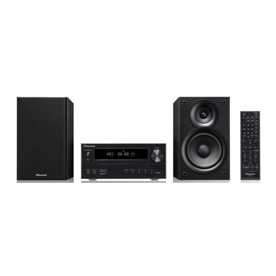 Pioneer X-HM21-K Manual De Instrucciones