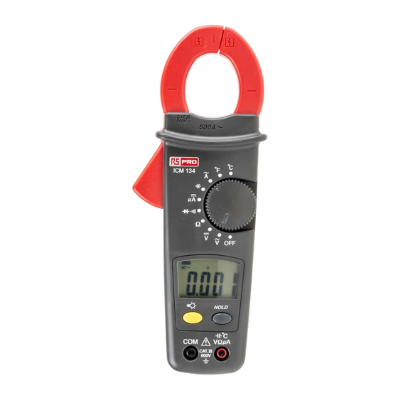 RS Pro ICM 134 Manual De Instrucciones