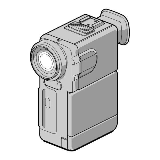 Sony DCR-PC10E Manual De Instrucciones