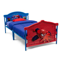 Delta Children Spider-Man Plastic 3D Twin Bed Instrucciones De Montaje