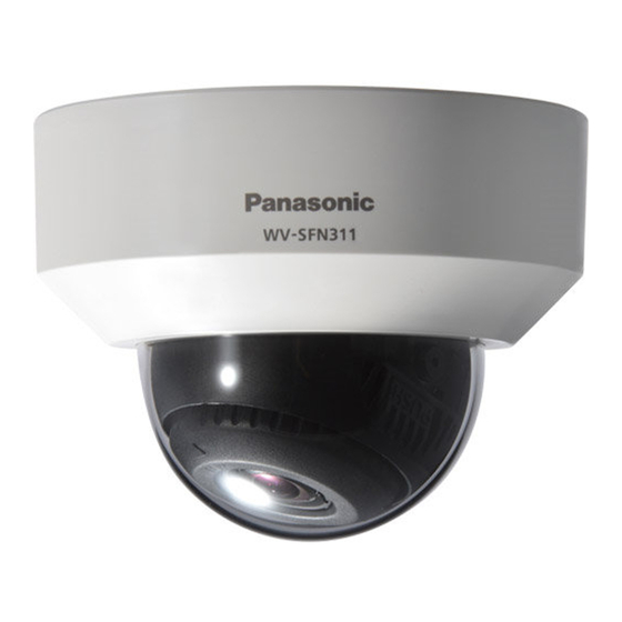 Panasonic WV-SFN311L Manual De Instrucciones