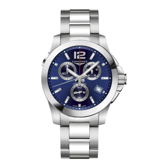 Longines L541 Manual De Instrucciones
