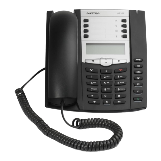 Aastra 6731i Guía Rápida