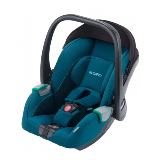 RECARO AVAN Manual De Instrucciones