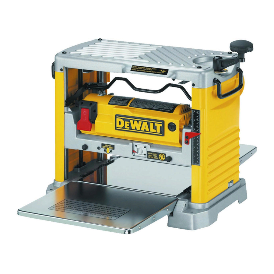 DeWalt DW734 Manual De Instrucciones