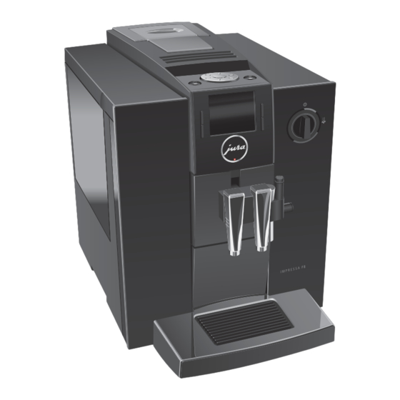 Jura IMPRESSA F8 Manual Del Usuario