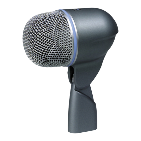 Shure BETA 52 A Guía De Uso